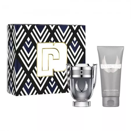 Paco Rabanne Invictus Platinum zestaw woda perfumowana spray 50ml + żel pod prysznic 100ml (M)