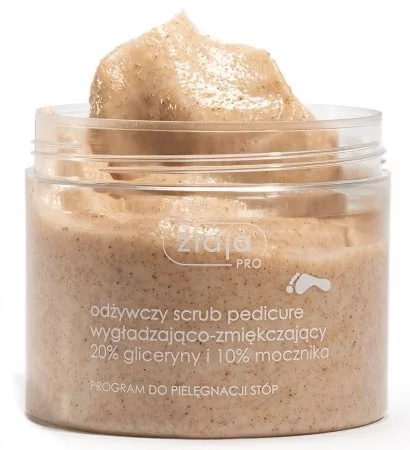 Ziaja Pro, wygładzająco-zmiękczający scrub do stóp, 300ml
