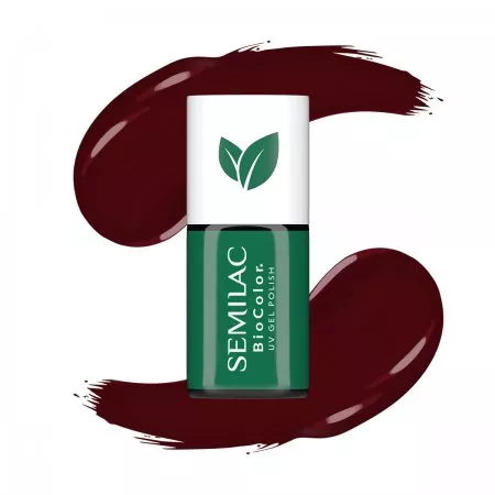 Semilac Bio Color, 726 Dark Coral, lakier hybrydowy, 7ml