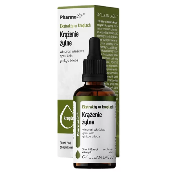 Pharmovit Krążenie żylne suplement diety w kroplach 30ml