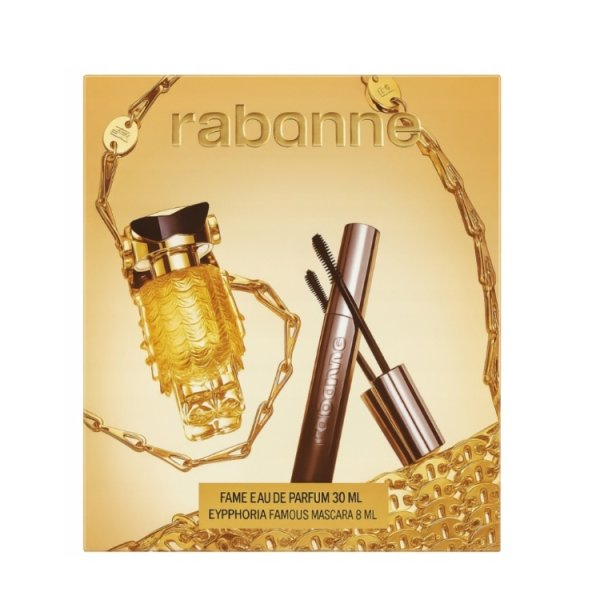 Paco Rabanne Zestaw Fame woda perfumowana spray 30ml + Eyephoria Famous tusz do rzęs 8ml (W)