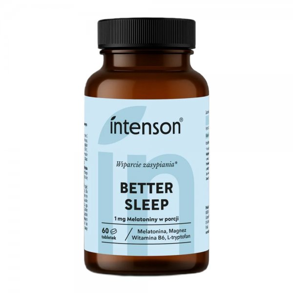 Intenson Better Sleep 1mg Melatoniny suplement diety 60 tabletek