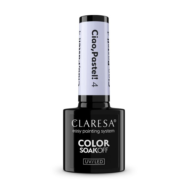 Claresa Color Soak Off UV/LED Ciao Pastel! lakier hybrydowy 4 5g