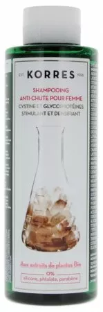 Korres, szampon przeciw wypadaniu włosów z cystyną i glikoproteinami, 250ml