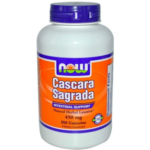 Now Foods Cascara Sagrada 450mg suplement diety 250 kapsułek