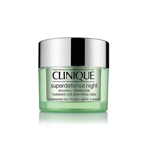 Clinique Superdefense Night Recovery Moisturizer 3/4 Combination Oily To Oily regenerujący krem na noc 50ml