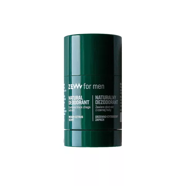 ZEW for men, naturalny dezodorant z czarną hubą, 30ml