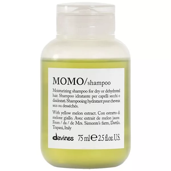 Davines Essential Haircare MOMO Shampoo nawilżający szampon do włosów suchych i odwodnionych 75ml