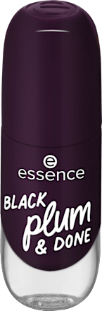 Essence Gel Nail Colour, żelowy lakier do paznokci, 84 Black Plum & Done, 8ml