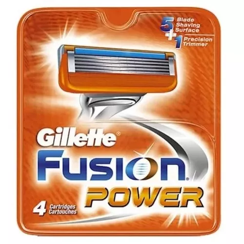 Gillette Fusion Power wymienne ostrza do maszynki do golenia 4szt.