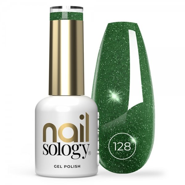 Clavier Nailsology lakier hybrydowy z brokatem 128 Green Twilight 8ml