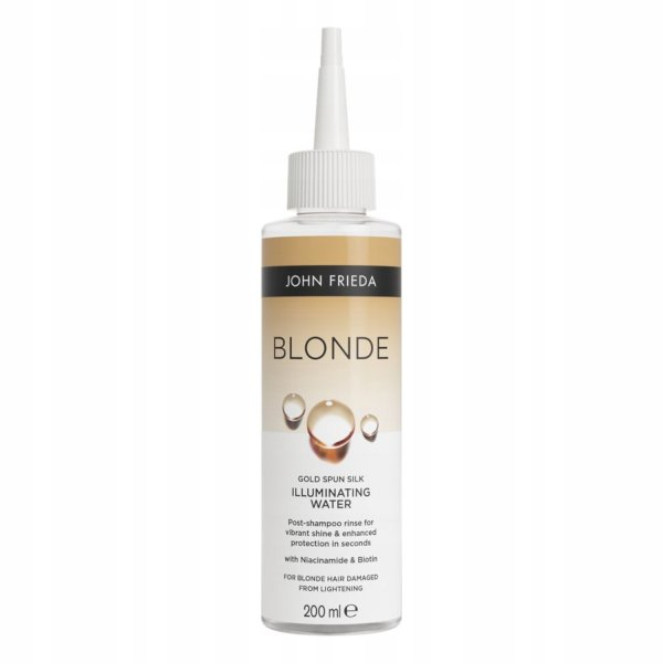 John Frieda Blonde illuminating water, rozświetlająca woda do włosów blond, 200ml
