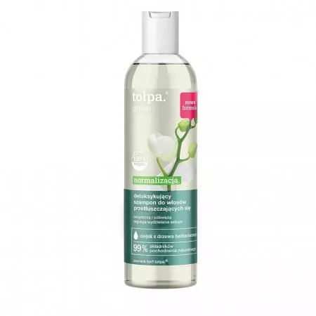 Tołpa Green, detoksykujący szampon do włosów przetłuszczających się, 300ml