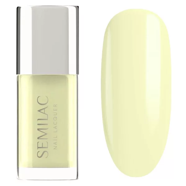 Semilac, klasyczny lakier do paznokci, 122 Butter Yellow, 9ml