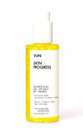 Yope Skin Progress, acidofilny żel myjący do twarzy, 150ml