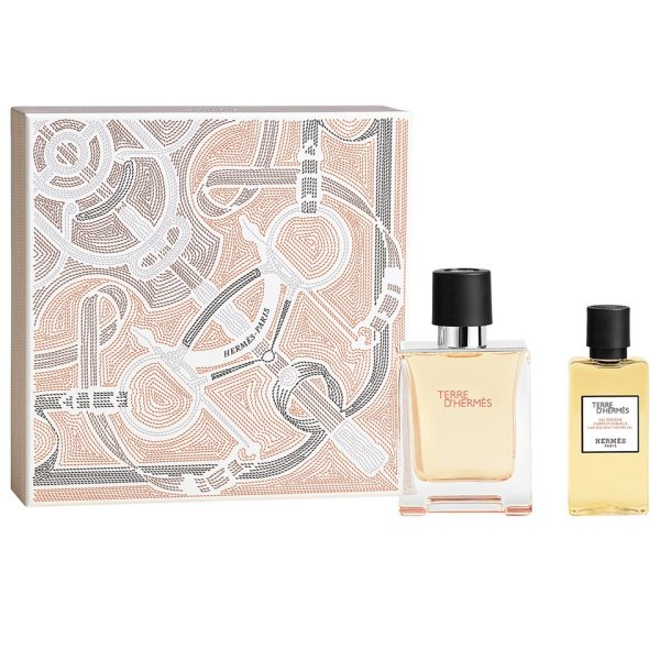 Hermes Terre D'Hermes zestaw woda toaletowa spray 50ml + żel pod prysznic 40ml (M)
