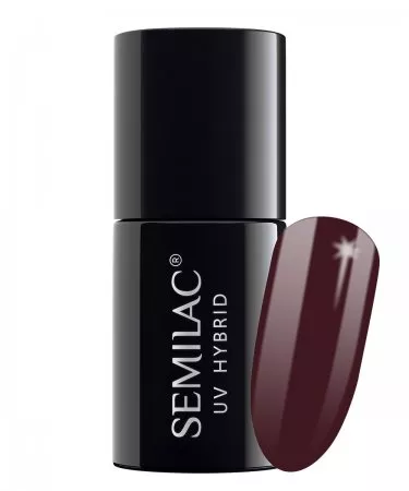 Semilac, lakier hybrydowy, 7ml, 030 Dark Chocolate