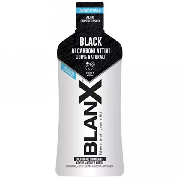 BlanX Black płyn do higieny jamy ustnej z aktywnym węglem 500ml