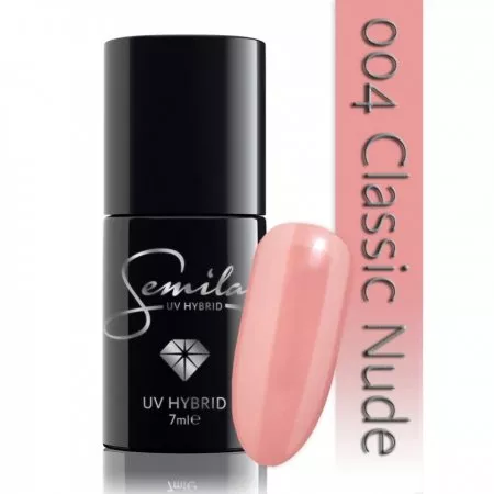 Semilac lakier hybrydowy 004 Classic Nude, 7ml