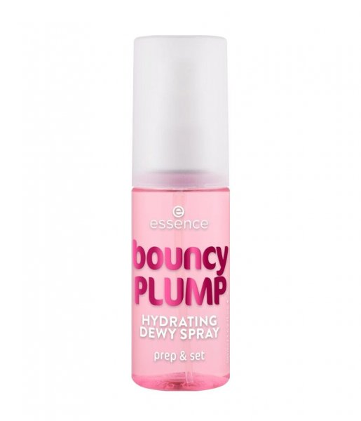 Essence Bouncy Plump Hydrating Dewy Spray, mgiełka nawilżająca utrwalająca makijaż, 50ml