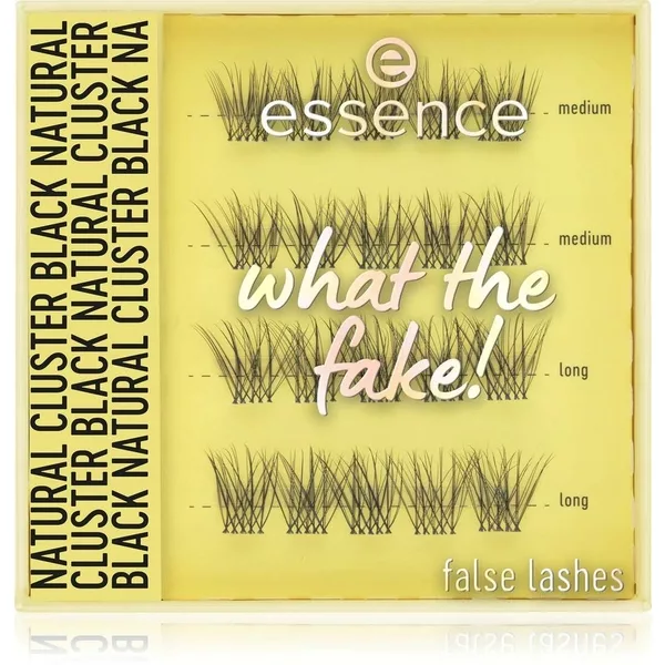 Essence What The Fake! False Lashes, sztuczne rzęsy, 06 Natural Cluster Black, 1g