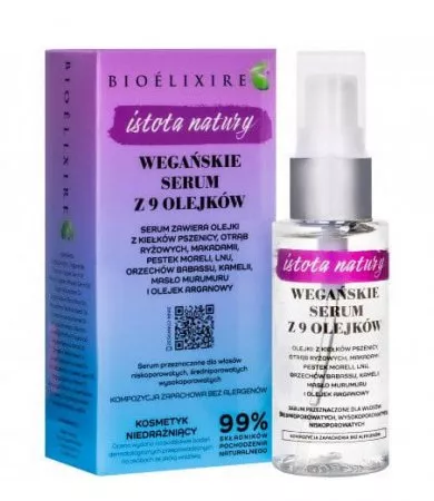 Bioelixire Istota Natury, serum do włosów z 9 olejkami, 50ml