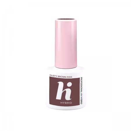 hi hybrid, lakier hybrydowy, 5ml, #404 Dusty Brown