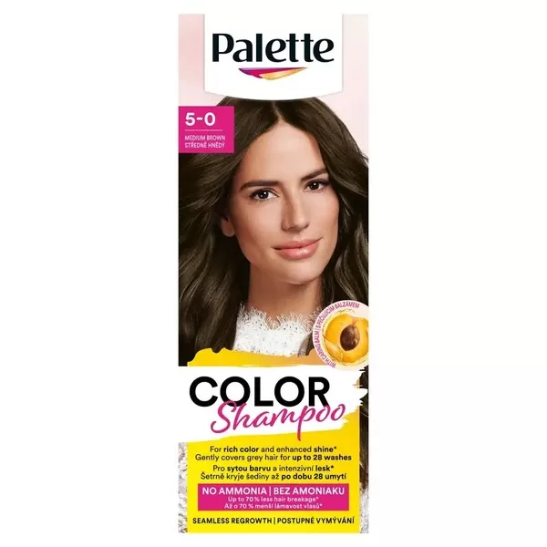 Palette Color Shampoo szampon koloryzujący do włosów 5-0 Medium Brown