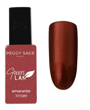 Peggy Sage Green Lak, lakier do paznokci utwardzany lampą UV/LED, 10ml, amarante