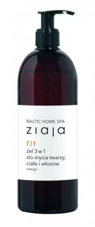 Ziaja Baltic Home Spa Fit, żel do twarzy, ciała i włosów 3w1, 500ml