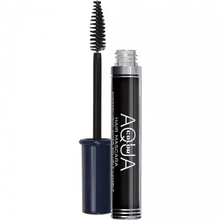 Kryolan, wodna maskara do koloryzowania włosów, 11ml, BLACK