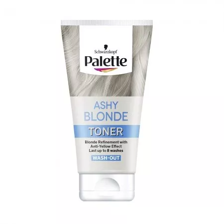 Schwarzkopf Palette Ashy Blonde Toner do włosów przeciwko żółtym tonom 150ml