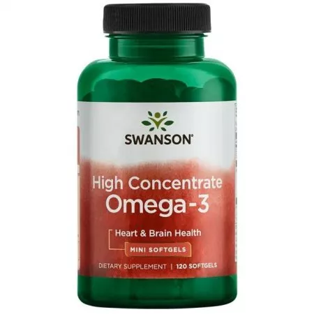 Swanson High Concentrate Omega-3 120sgels
