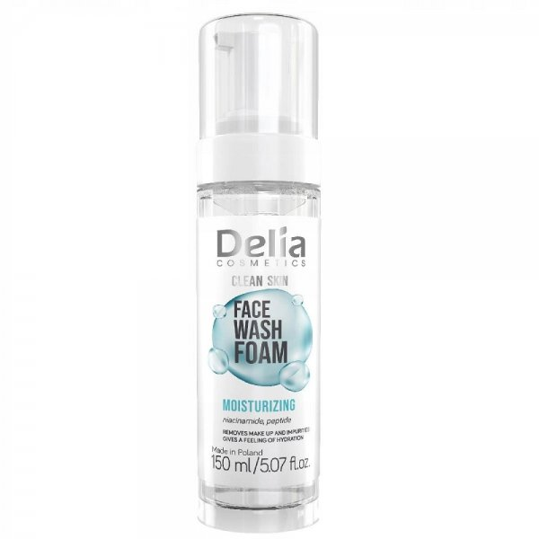 Delia Clean Skin nawilżająca pianka do mycia twarzy 150ml