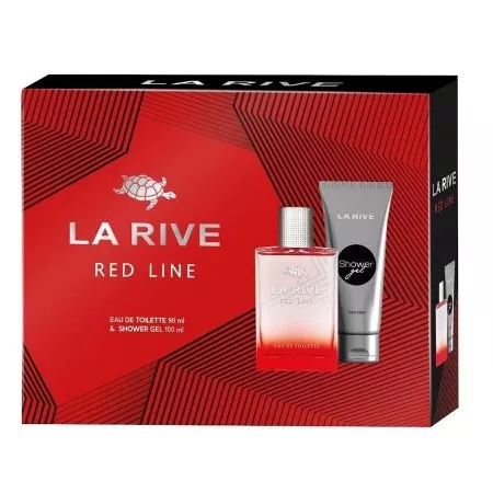 La Rive Red Line For Men zestaw woda toaletowa spray 90ml + żel pod prysznic 100ml (M)