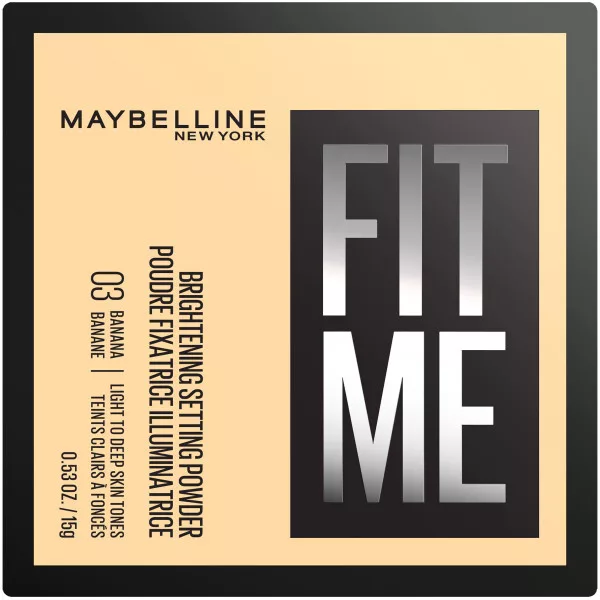 Maybelline Fit Me puder sypki 03 Banana 15g