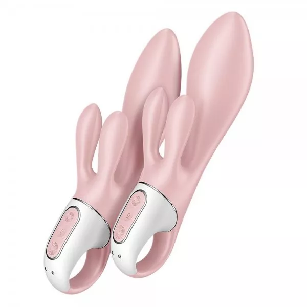 Satisfyer Air Pump Bunny 3 wibrator typu króliczek Rose