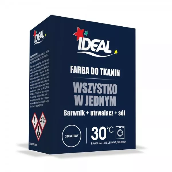 Ideal All in One barwnik do tkanin Granatowy 350g