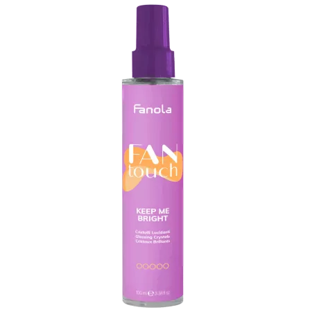 Fanola Fantouch Keep Me Bright Glossing Crystals, kryształki do włosów zapobiegające rozdwajaniu się końcówek, 100ml