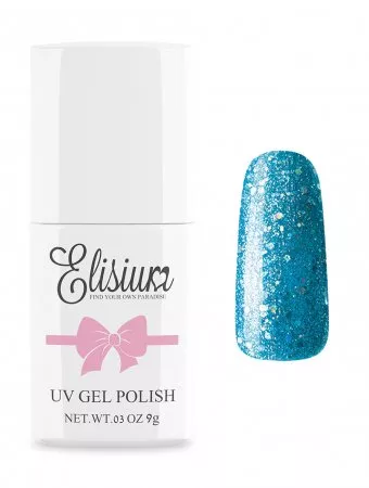 Elisium, lakier hybrydowy 075 Sweet Smurfette, 9g