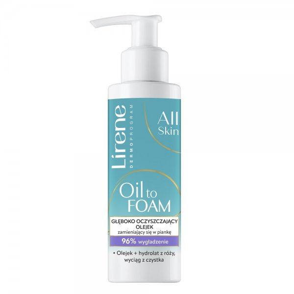 Lirene Oil to Foam olejek głęboko oczyszczający zamieniający się w piankę 145ml