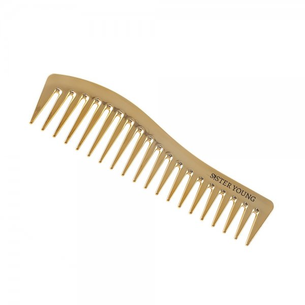 Sister Young Zuri Styling Hair Comb grzebień do włosów Gold