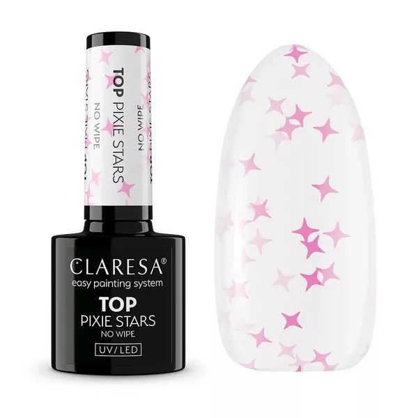 Claresa Top Pixie Stars No Wipe top hybrydowy bez przemywania 5g