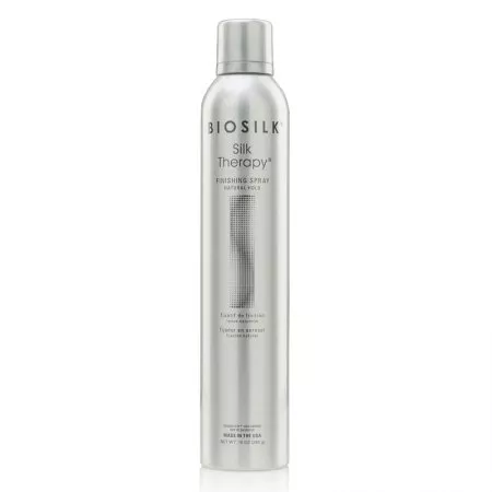 Biosilk Silk Therapy Finishing Spray Natural, lakier do włosów z jedwabiem, 284g