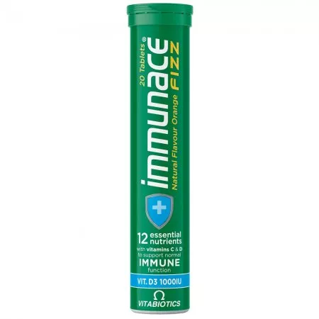 Vitabiotics Immunace Fizz suplement diety wspierający odporność 20 tabletek musujących