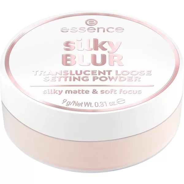 Essence Silky Blur Translucent Loose Setting Powder, transparentny puder do twarzy, 10, 9g