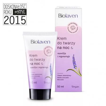 Biolaven, Krem do twarzy na noc, 50ml
