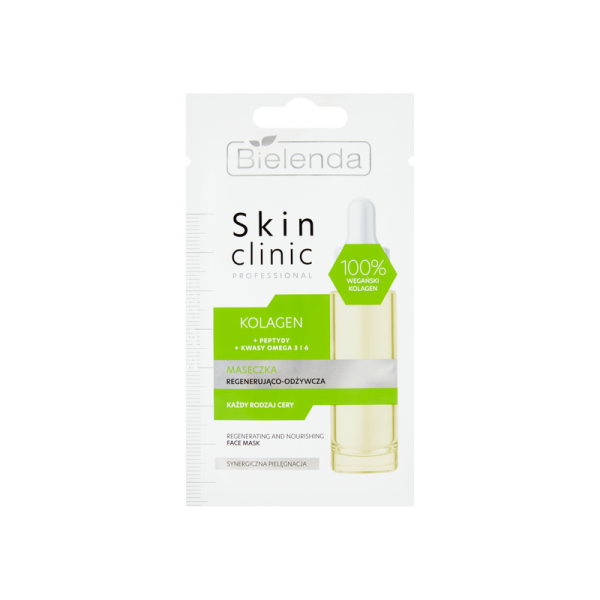 Bielenda Skin Clinic Professional, kolagen, maseczka maseczka regenerująco-odżywcza, 8g