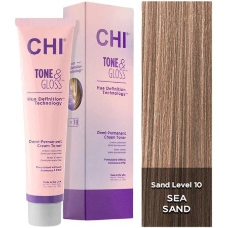 CHI Tone & Gloss, toner do włosów, Sea Sand, 85g