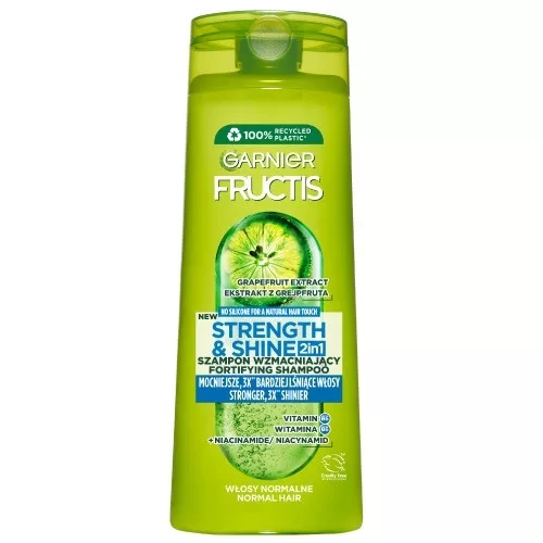 Garnier Fructis Strength & Shine 2in1 szampon wzmacniający 400ml